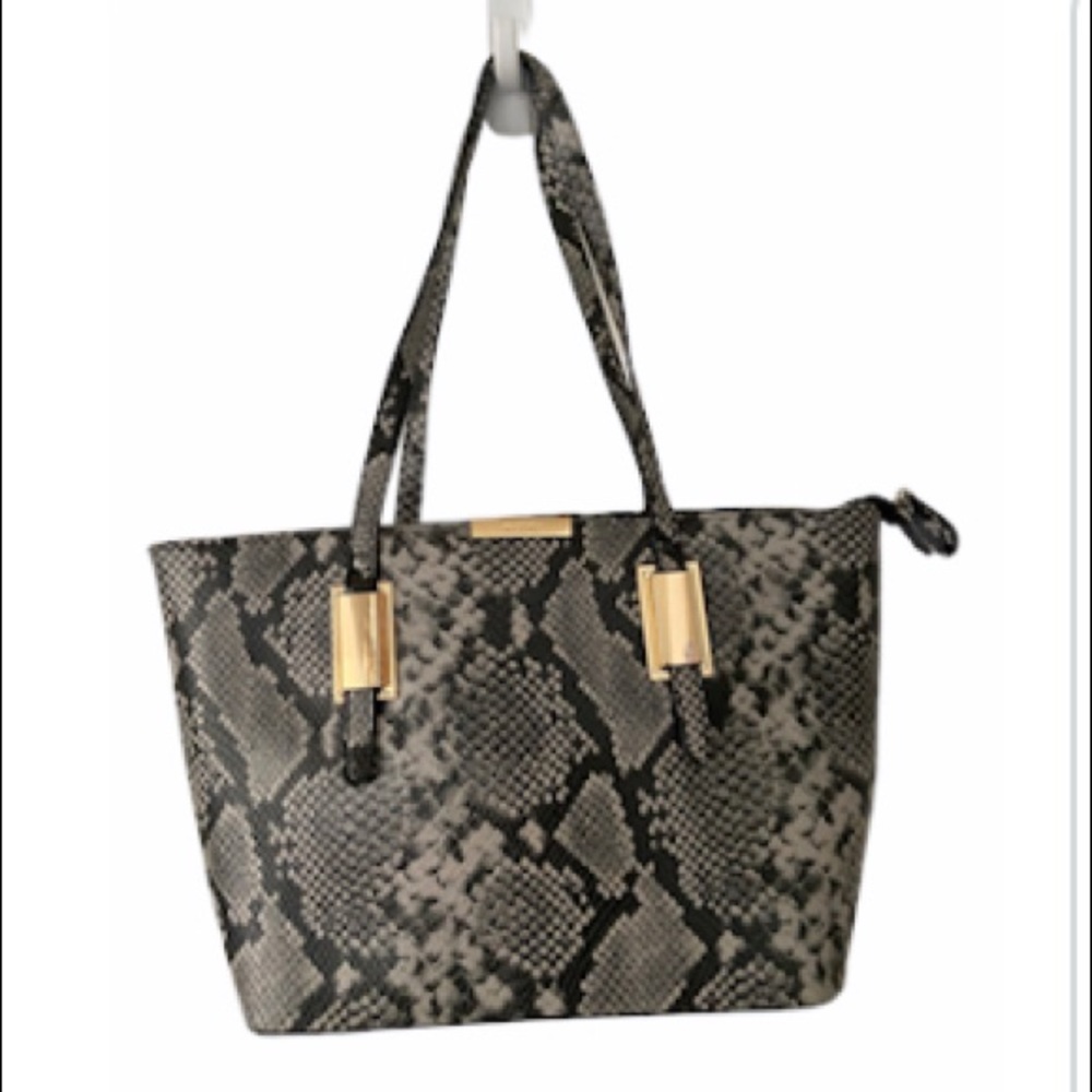 Aldo snake embossed shoulder bag.